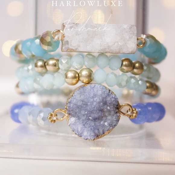 Jewelry - Druzy Bracelet Set